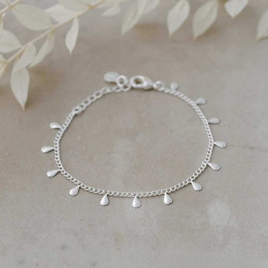 Caprice Fringe Bracelet Silver