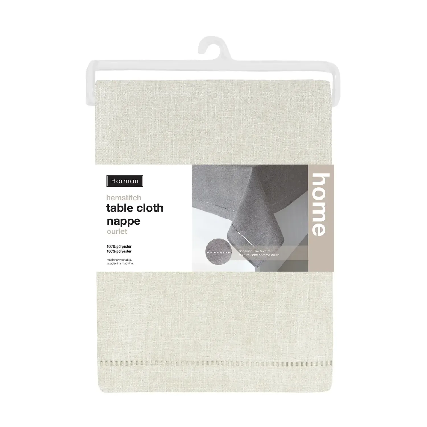 Linen Look Tablecloth 60x90 Linen