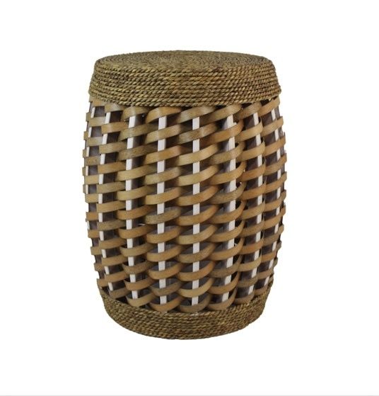 Woven Rattan Stool