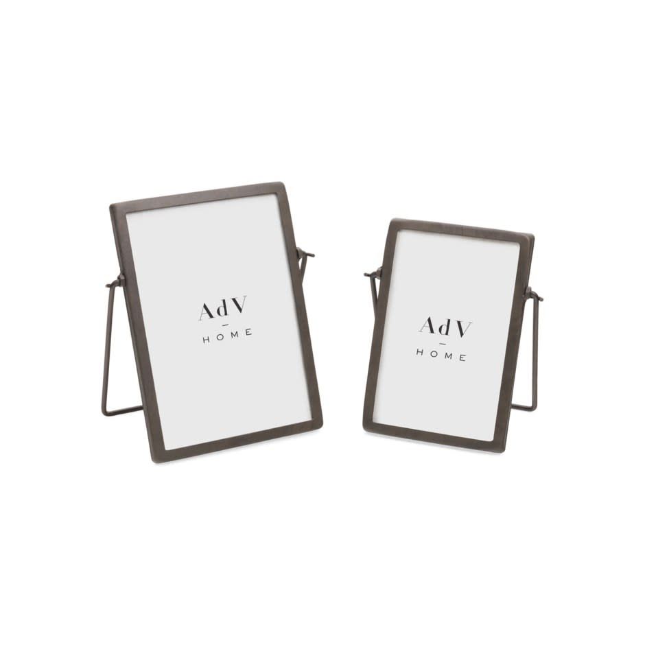 Small Antique Metal Picture Frame - 4 x 6
