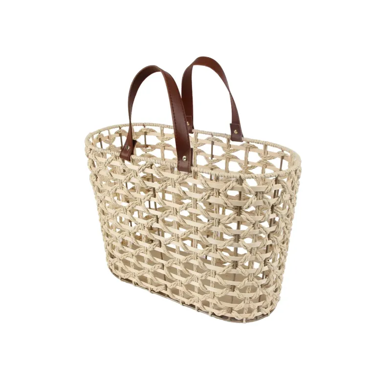 Breeze Woven Tote with Straps Large