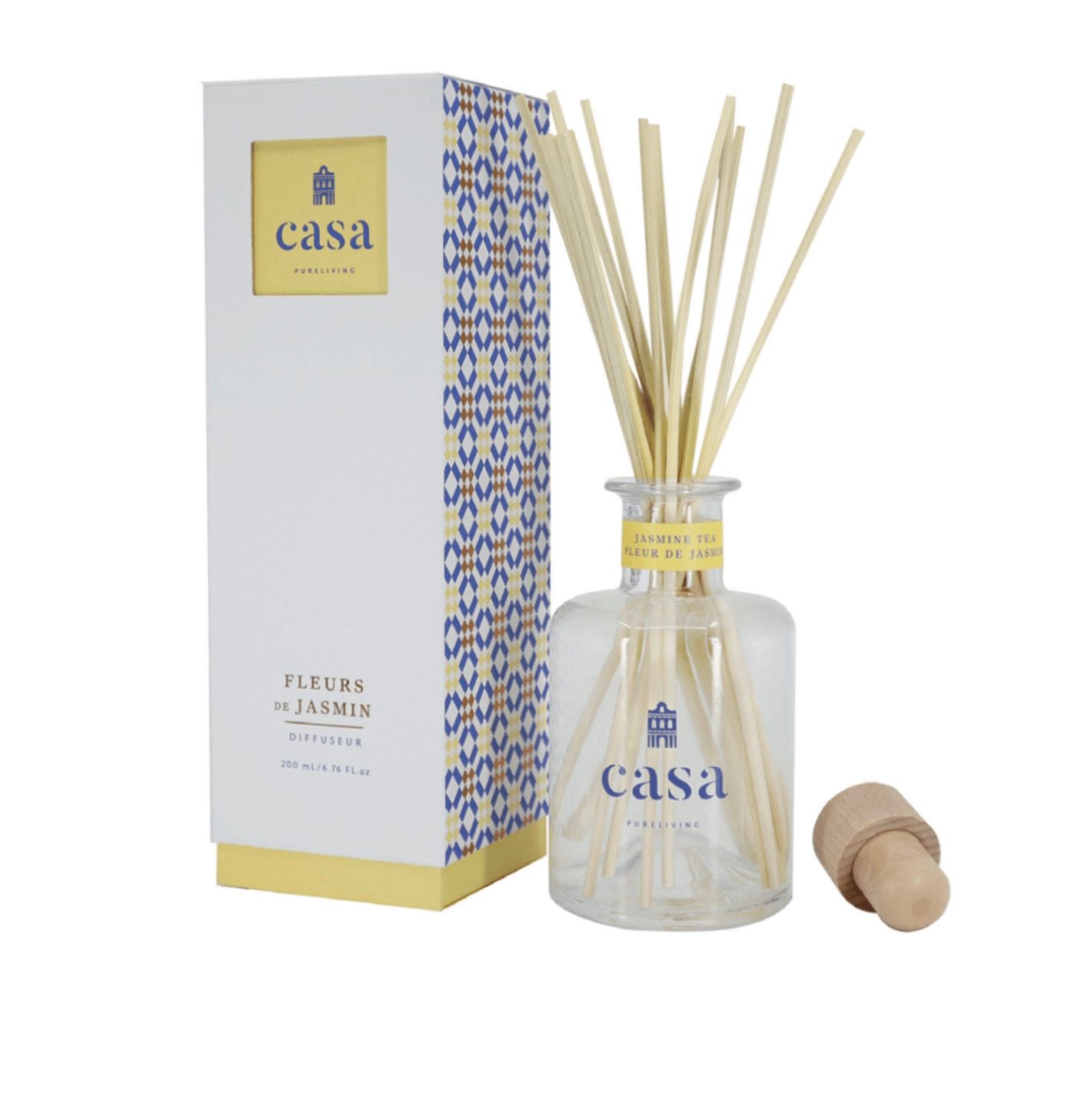 Casa - Diffuser, Scent: Jasmine Tea, Size: 200ml