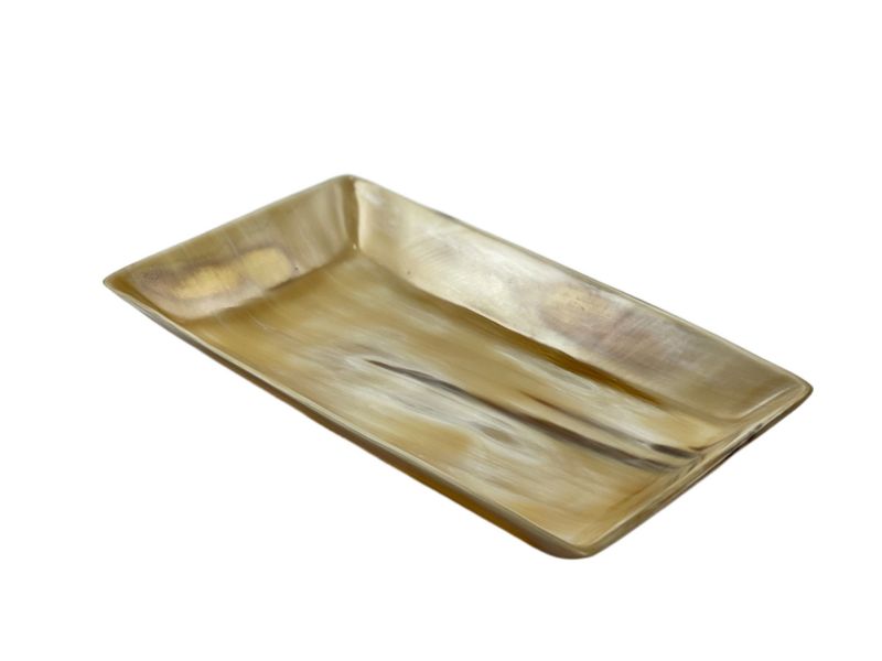 COW HORN RECTANGULAR SMALL DISH