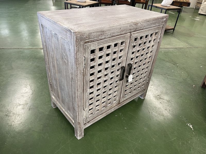 Wood 2 Door Cabinet 36X20X36