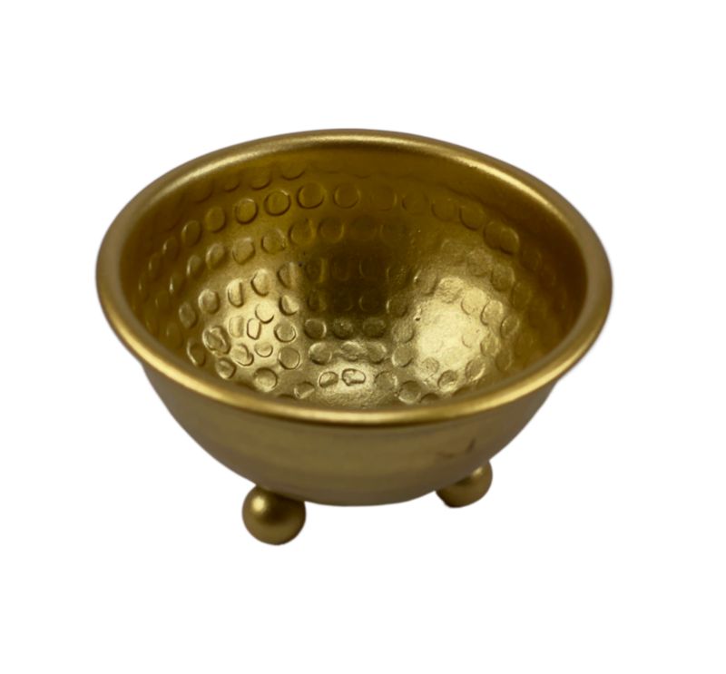 Hammered Metal Bowl
