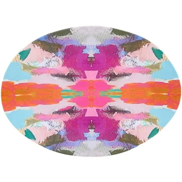 Begonia Melamine Platter