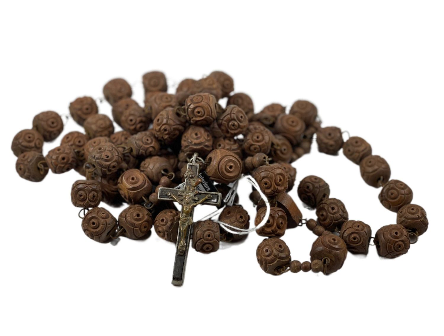 Large Lourdes pilgramage rosary 1920&#39;s