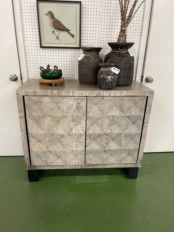 CHELSEA 2 DOOR SIDEBOARD WITH IRON BASE 43X18X35