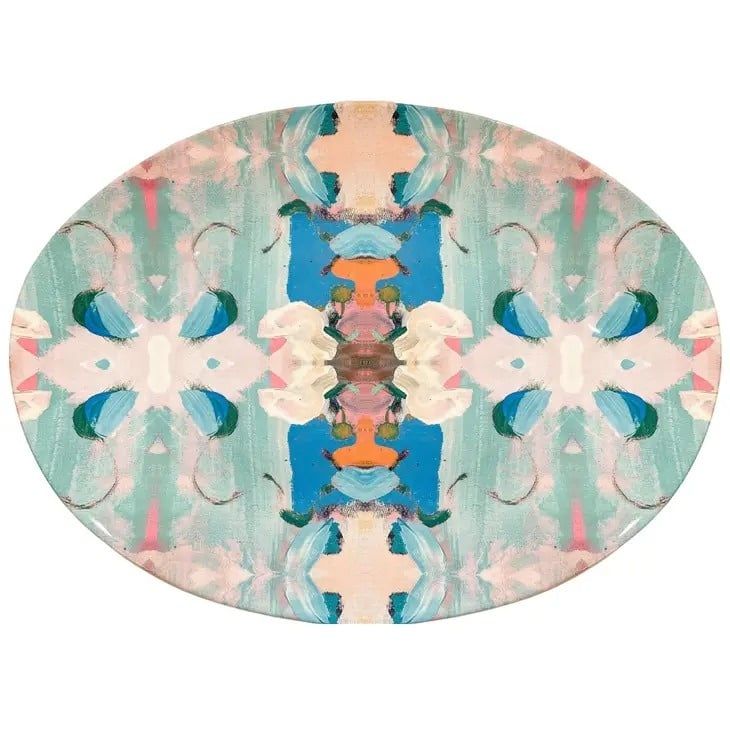 Monet Garden Blue Melamine