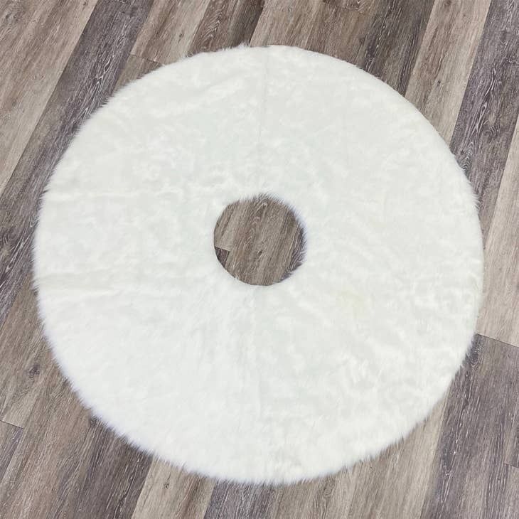 ARTIFICIAL FUR CHRISTMAS TREE SKIRT 54" |