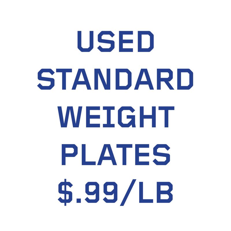 USED STANDARD WEIGHT PLATE