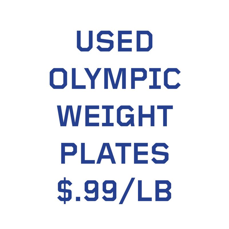 USED CAST OLYMPIC PLATES