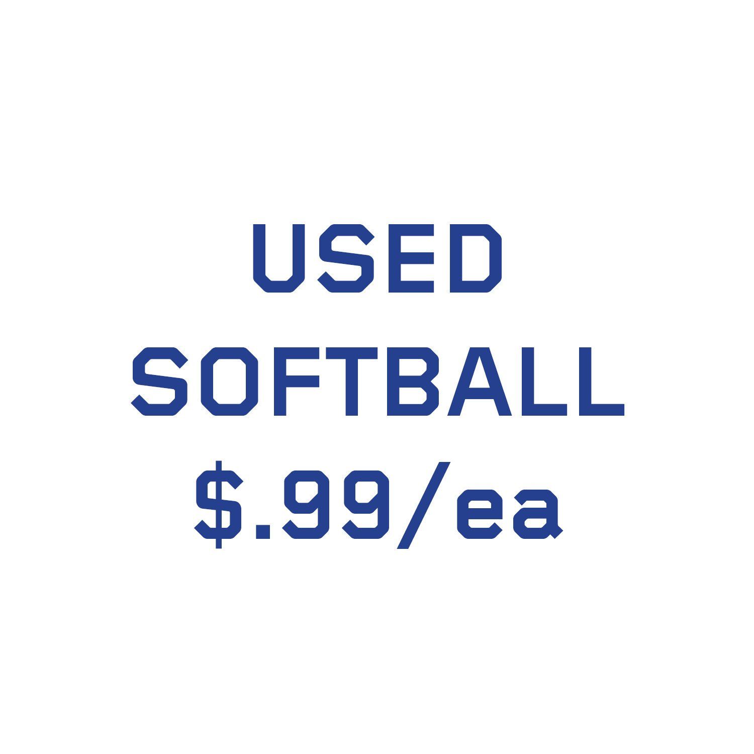 USED SOFTBALL