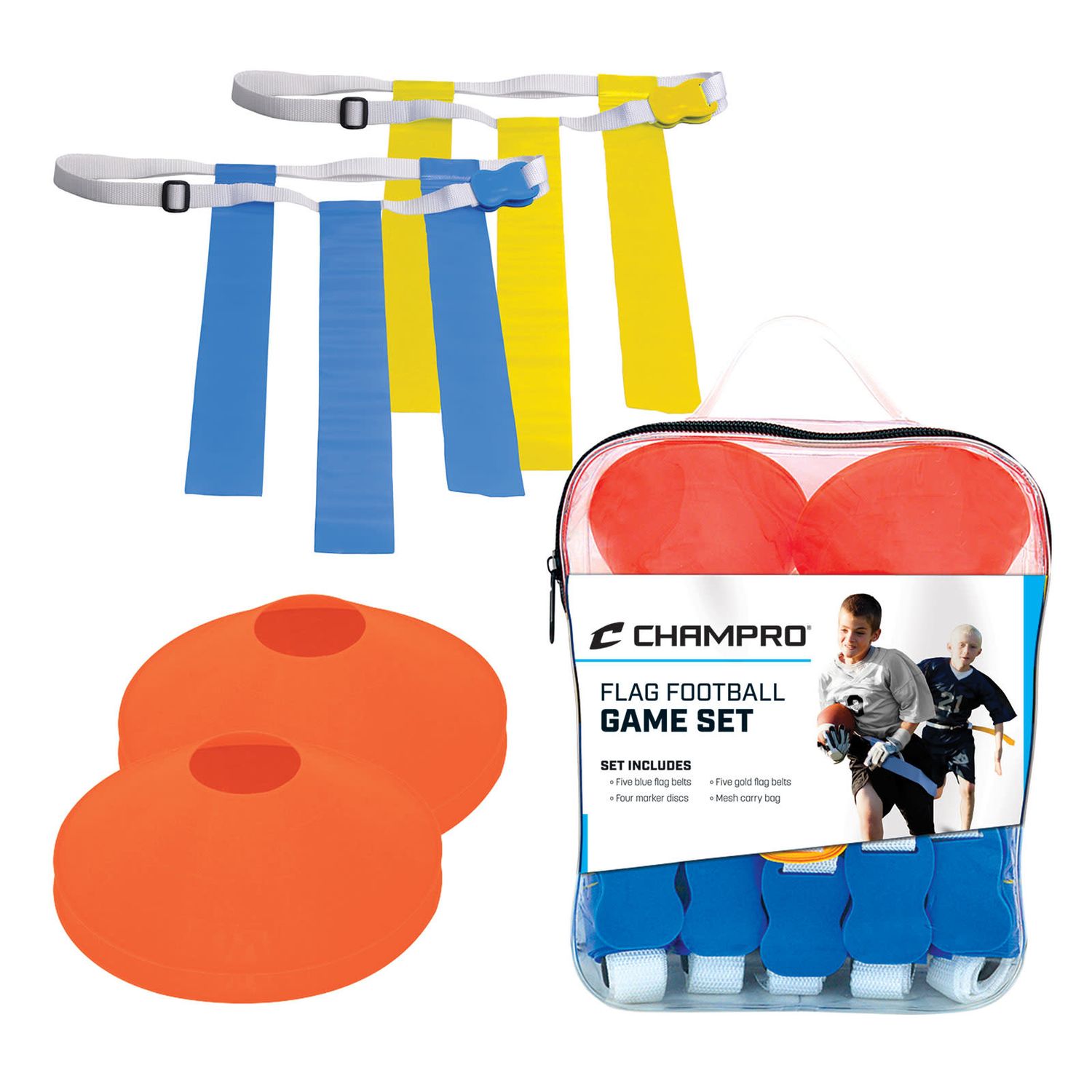 FOOTBALL FLAG AND CONE SET