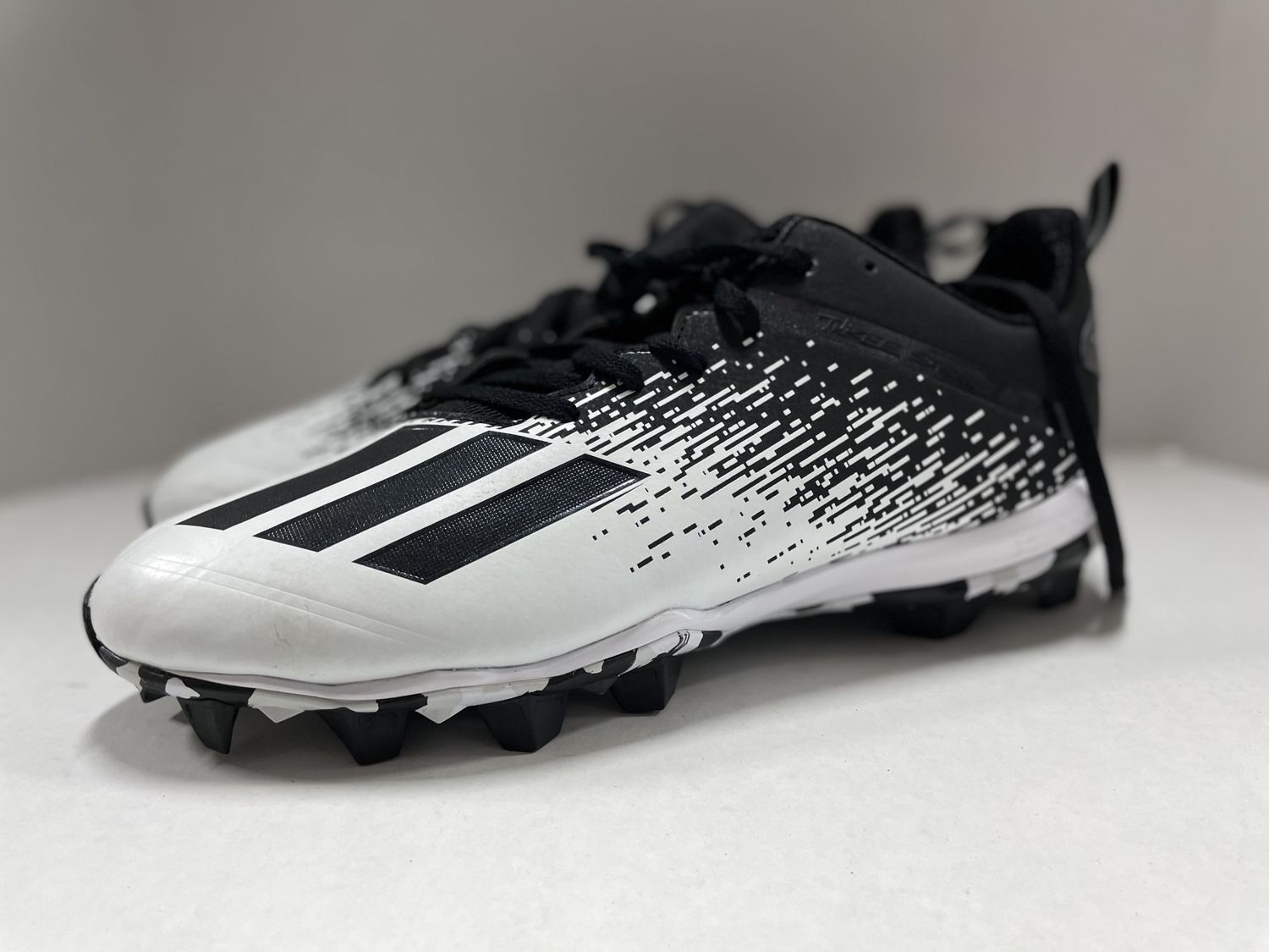 ADIDAS ADIZERO FB CLEAT BLK/WHT 11.5