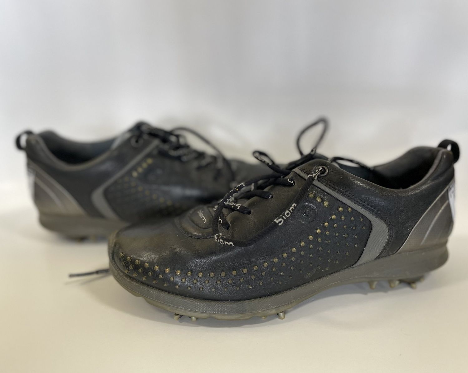 ECCO GOLF SHOE BLK SZ 8