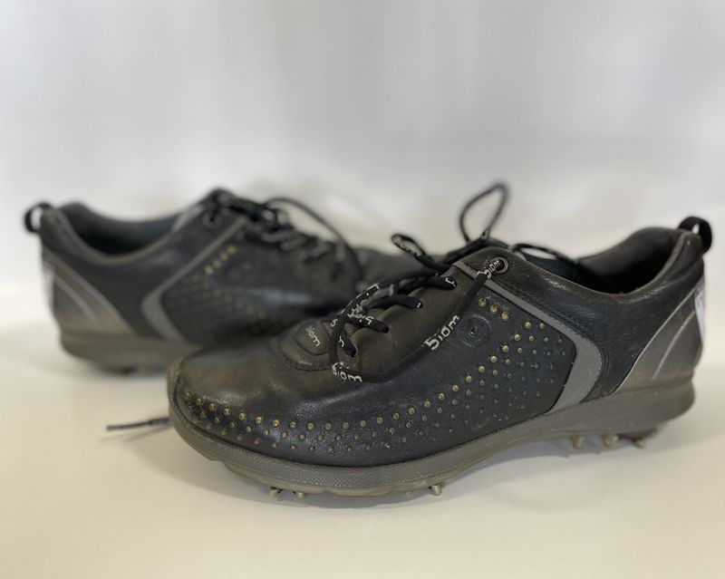ECCO GOLF SHOE BLK SZ 8