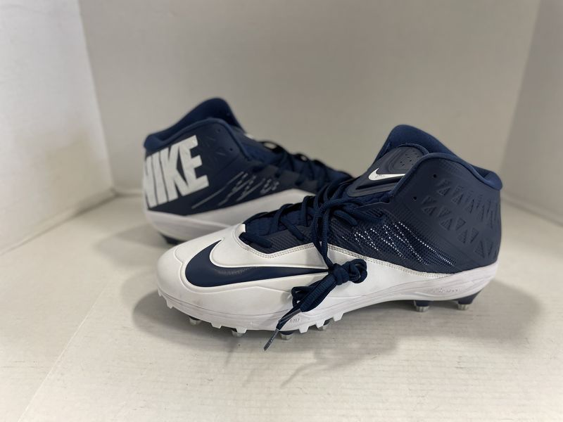 NIKE FOOTBALL CLEAT BLU/WHT SZ 17