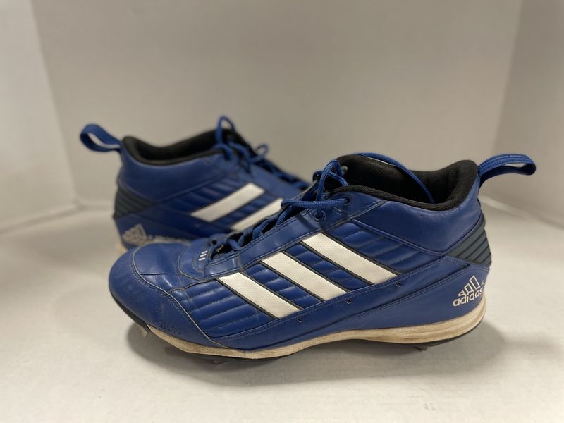 ADIDAS METAL CLEATS BLU SZ 15