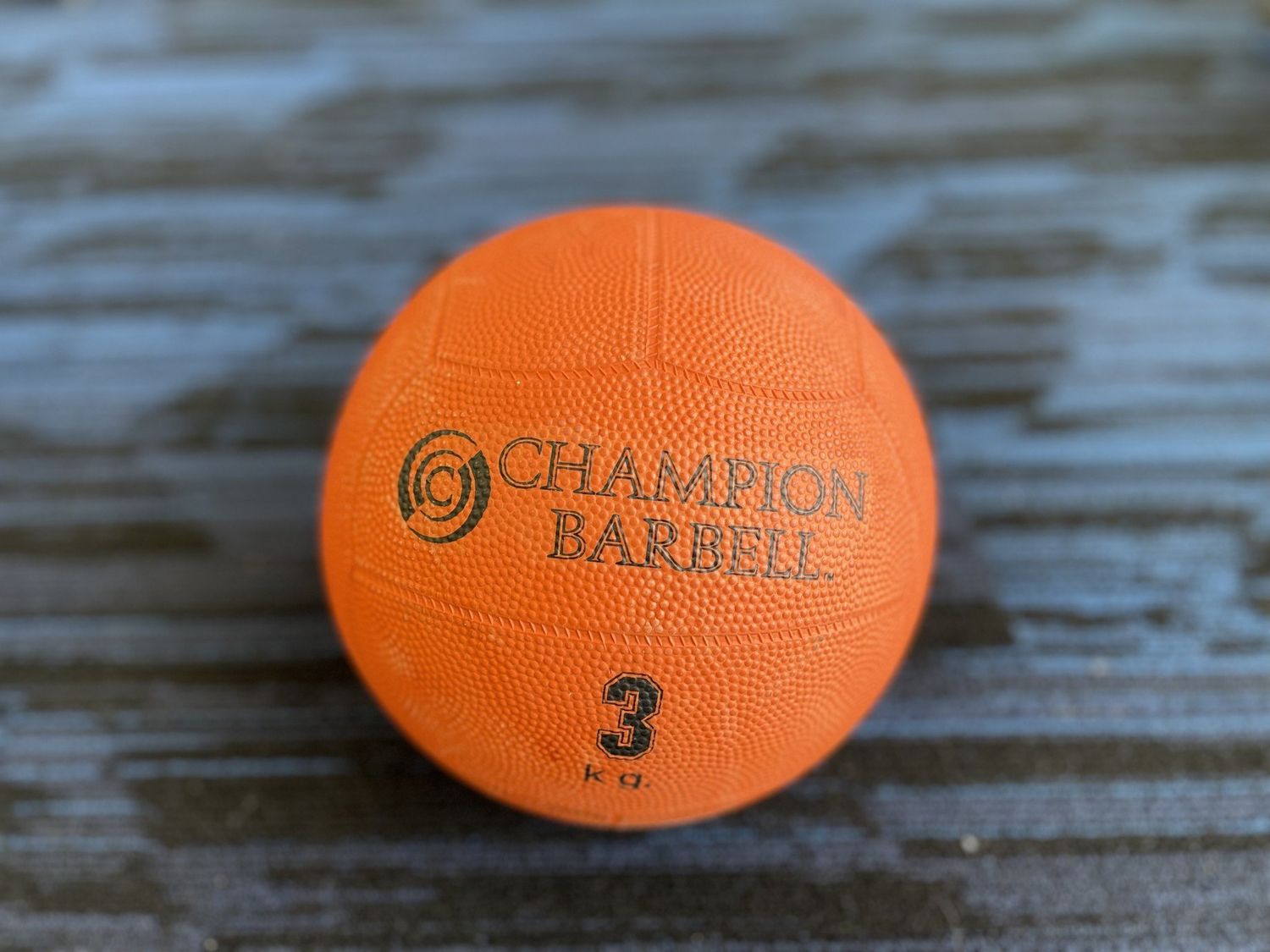CHAMPION BARBELL MEDICINE BALL 3KG ORG