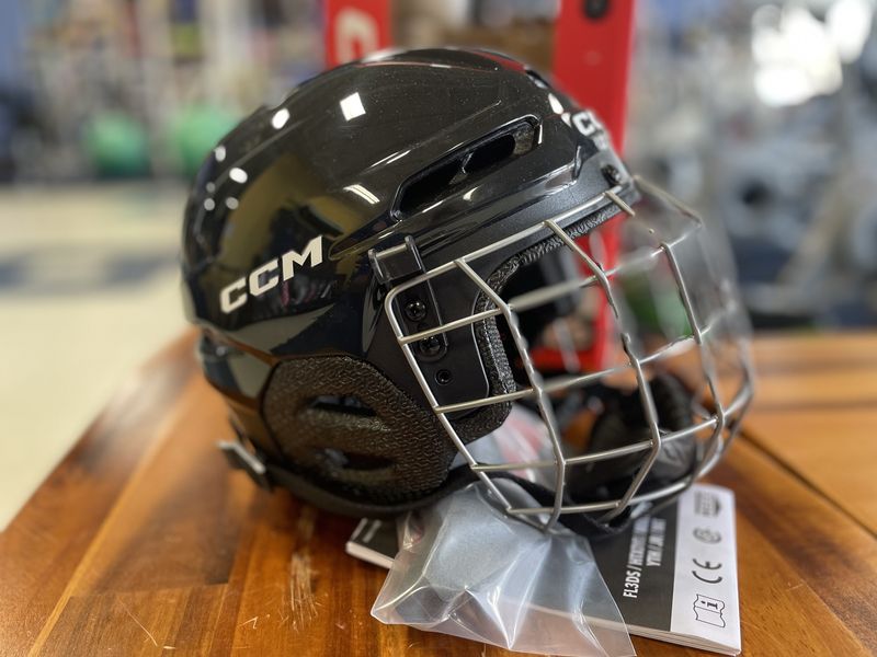 CCM MULTI SPORT HELMET W/ MASK 6-6.5&quot;