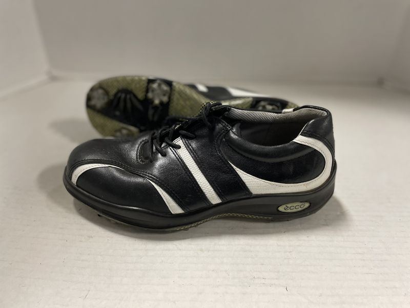 ECCO GOLF SHOE BLK SZ 7.5