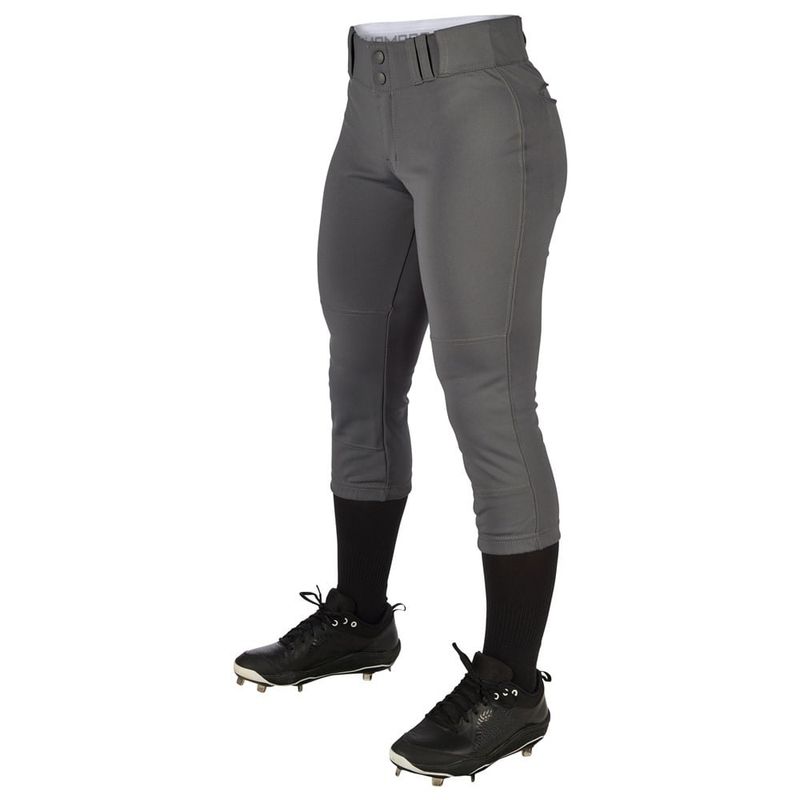 TOURNAMENT LOW RISE SOFTBALL PANT BLK SMALL