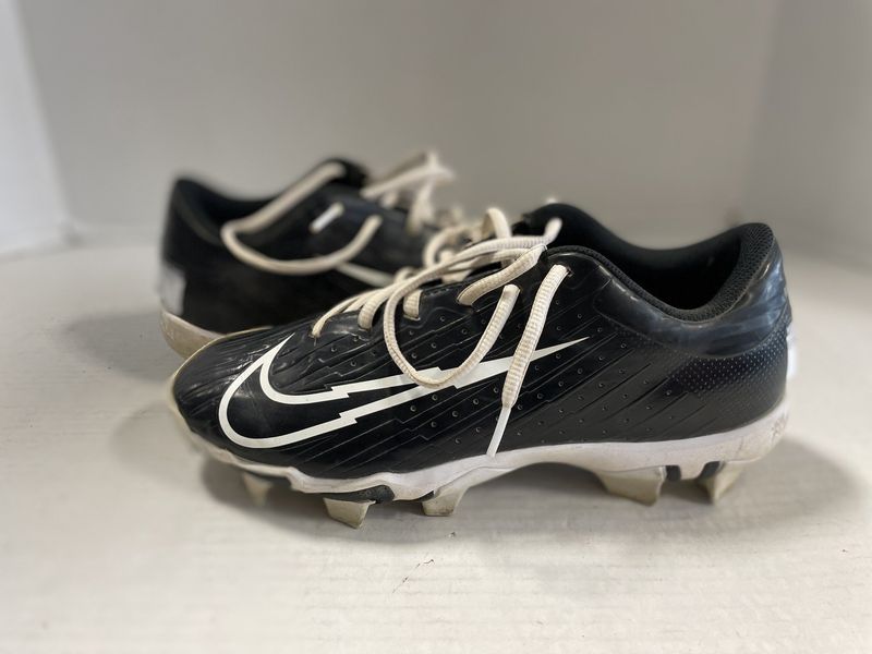 NIKE VAPOR BASEBALL CLEAT BLK/WHT SZ 7.5