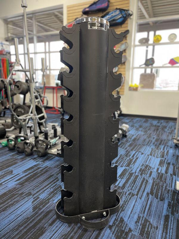 TOP FITNESS DUMBBELL TOWER HOLDS 8 PAIRS