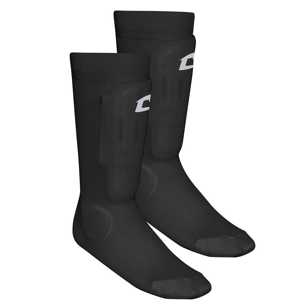 CHAMPRO SOCK STYLE SHIN GUARD UNDER 3&#39;3&quot; BLACK