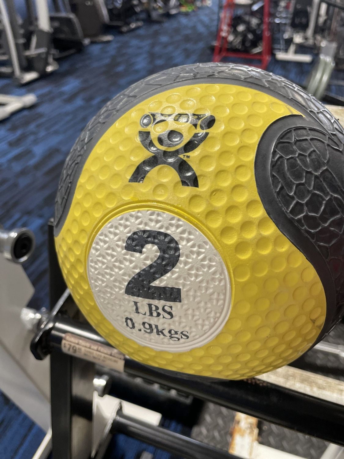 2LB CanDo Rubber Medicine Ball