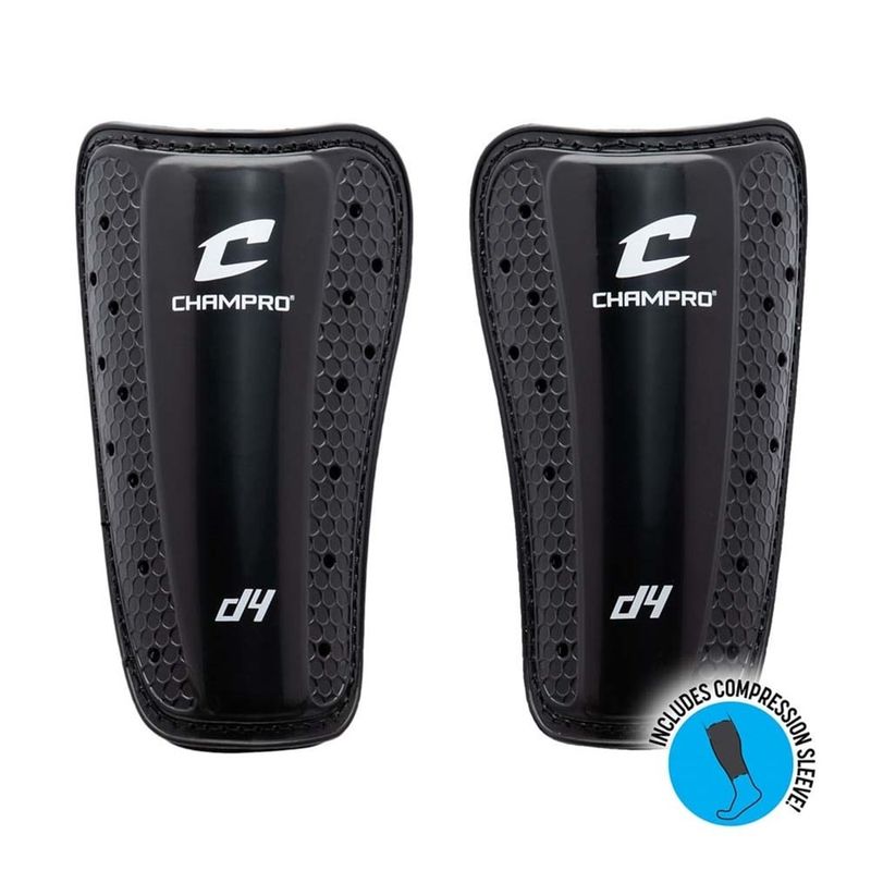 CHAMPRO D4 SHIN GUARD WITH SLEEVE SMALL