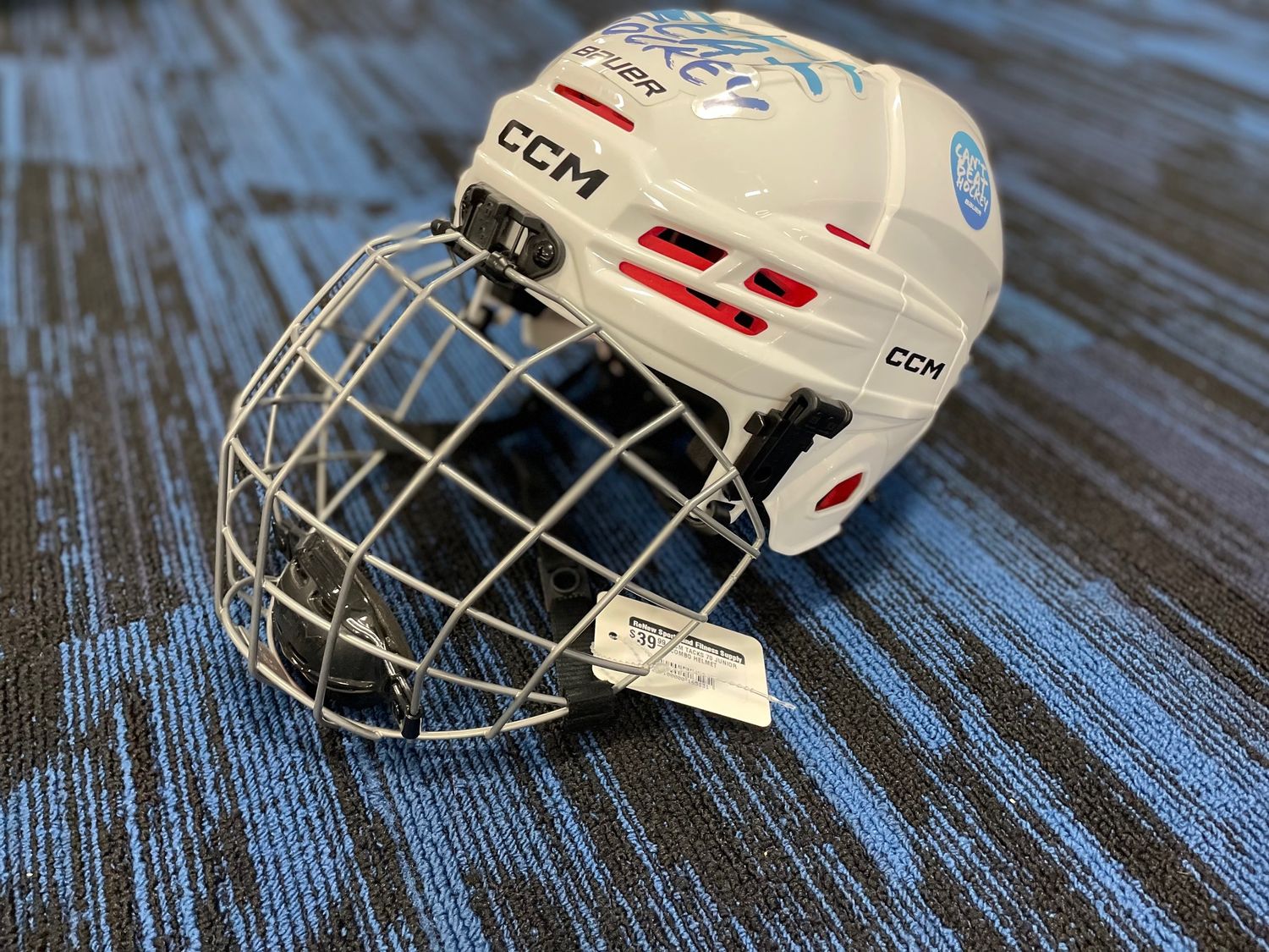 CCM TACKS 70 JUNIOR COMBO HELMET