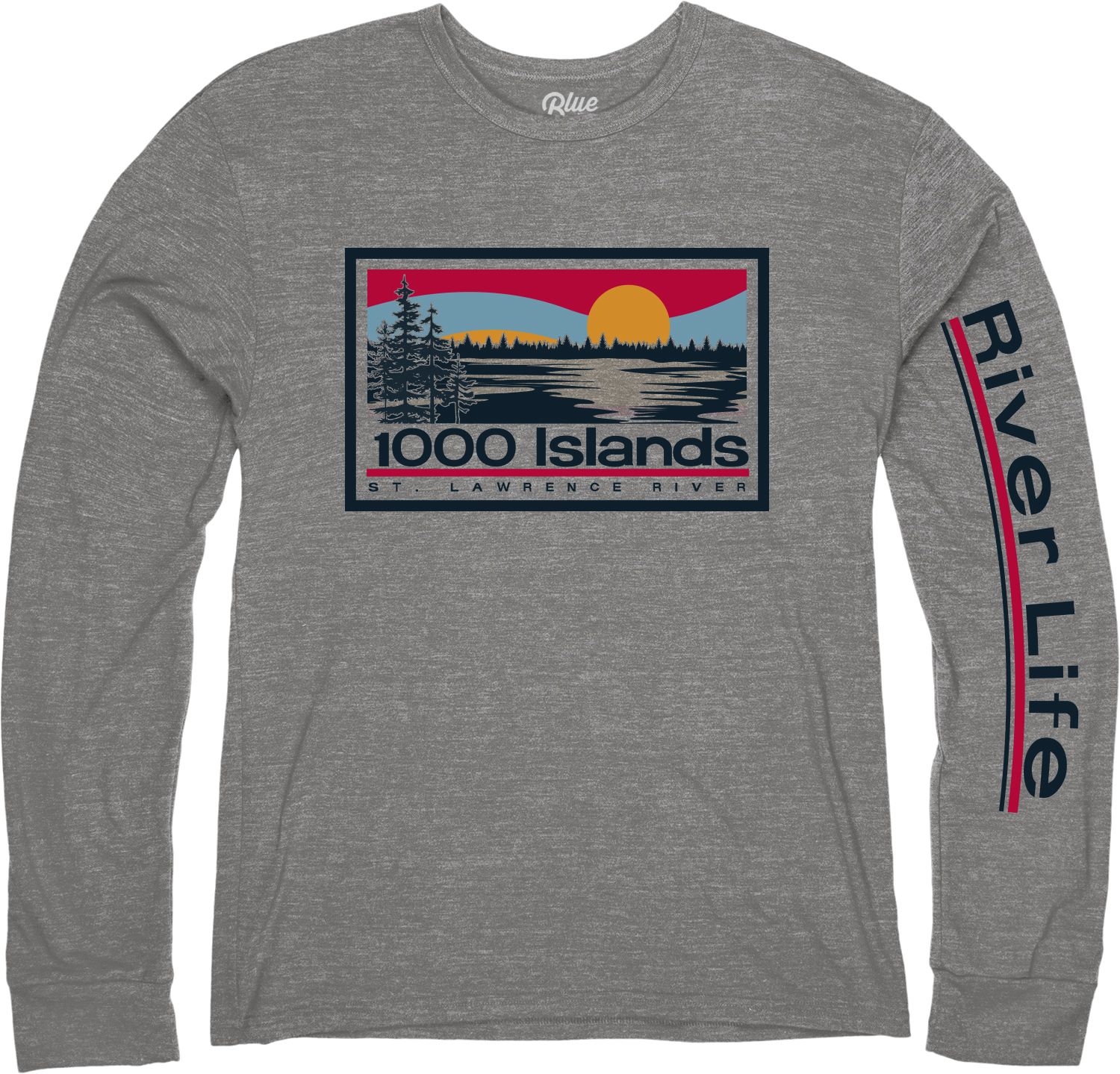 Catena Lake LS, Color: Htr Grey, Size: Small