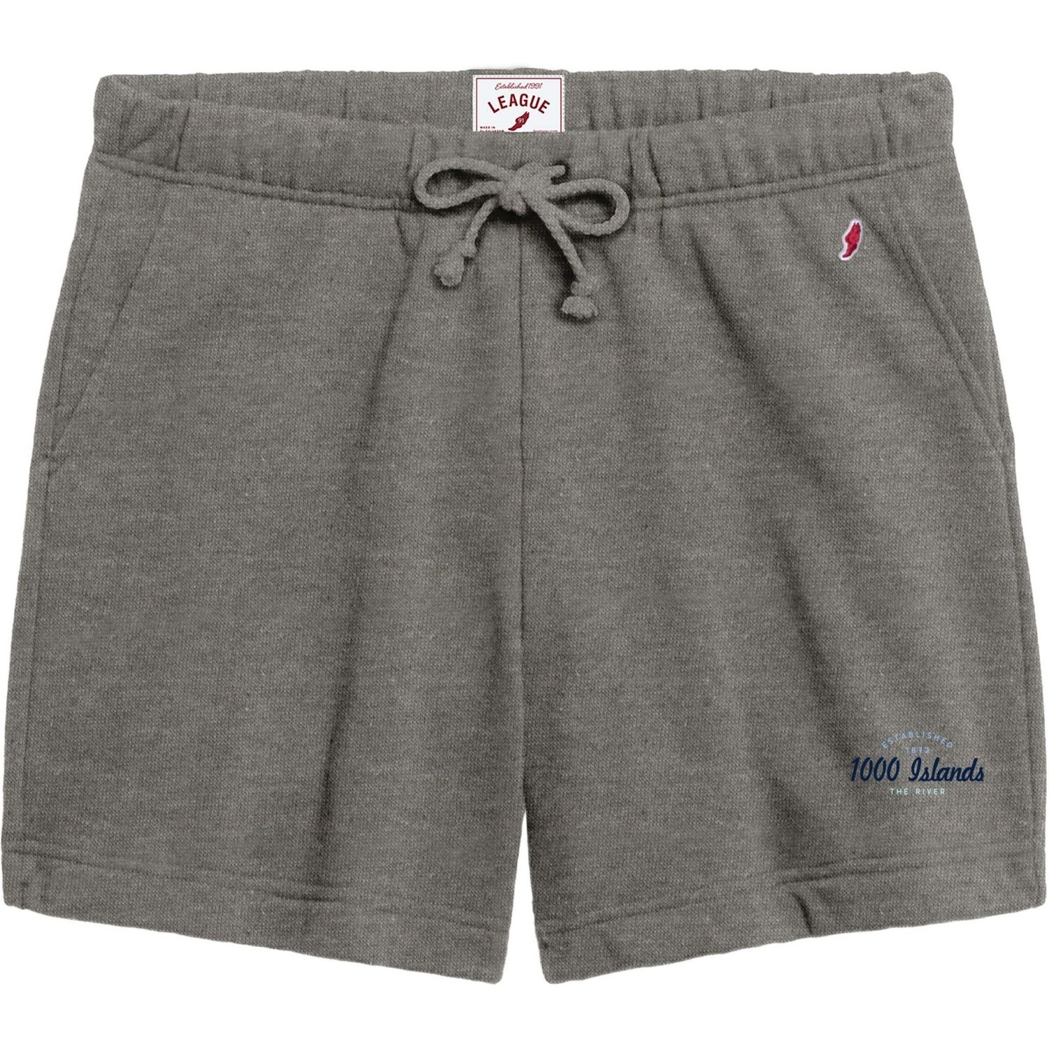 Academy Shorts, Color: Phys Ed Grey, Size: Small