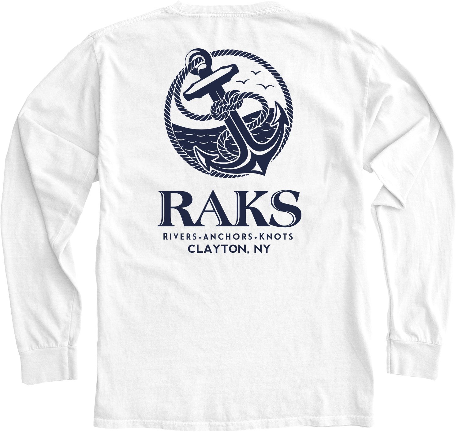 Raks LS Tee, Color: White, Size: Small