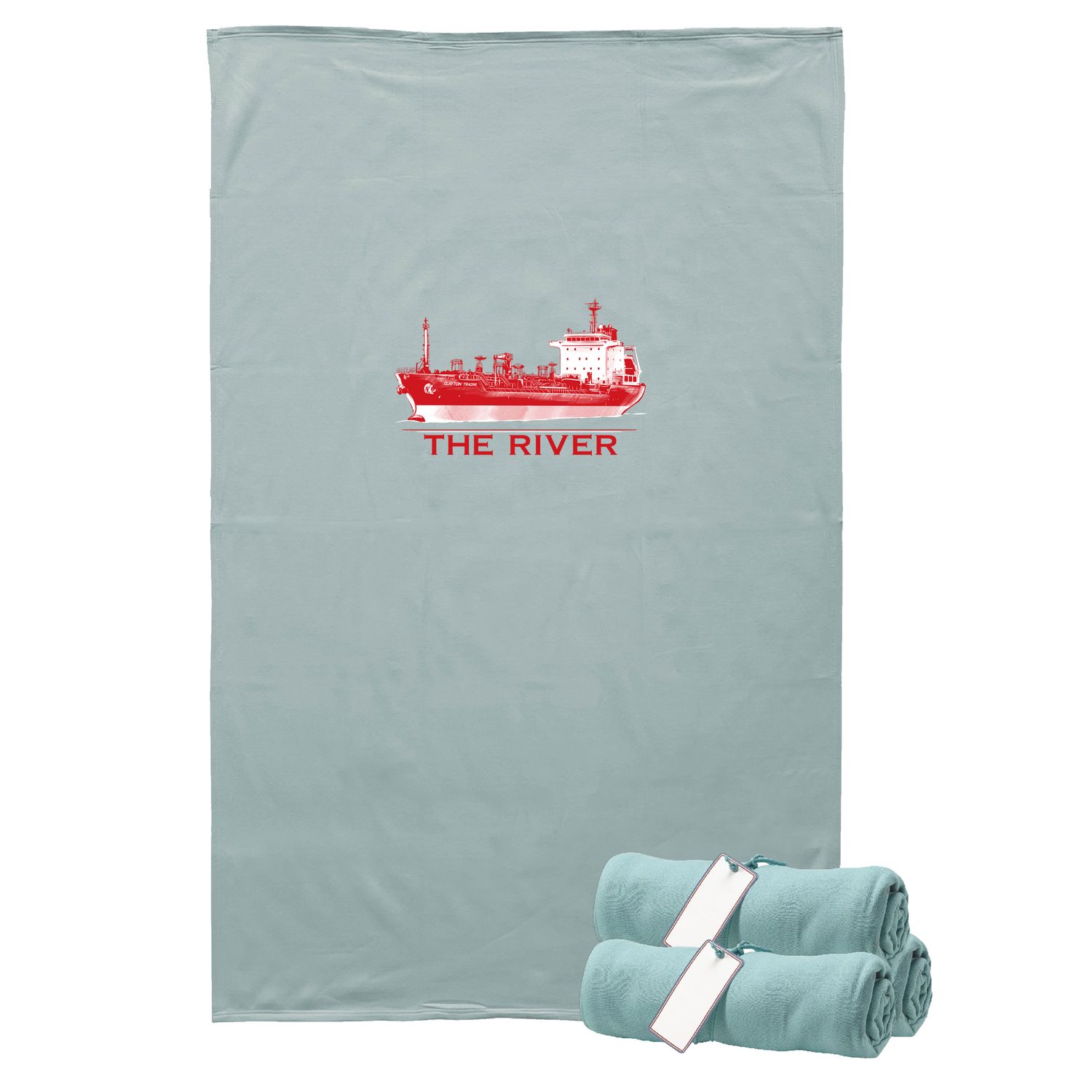 Freighter Blanket, Color: Ocean