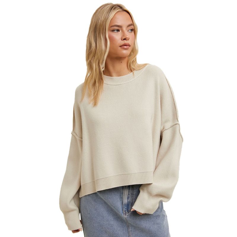 Relaxed Crop Sweater