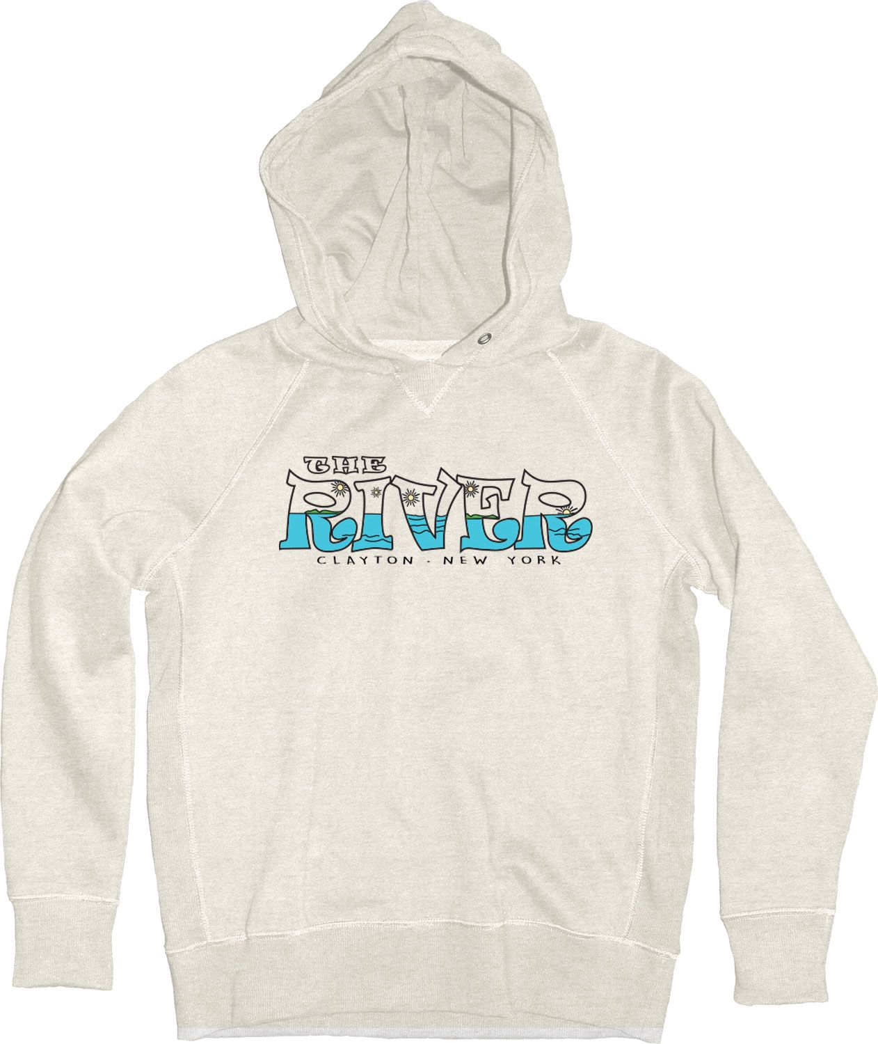 River Youth Hood, Color: Oatmeal, Size: XS
