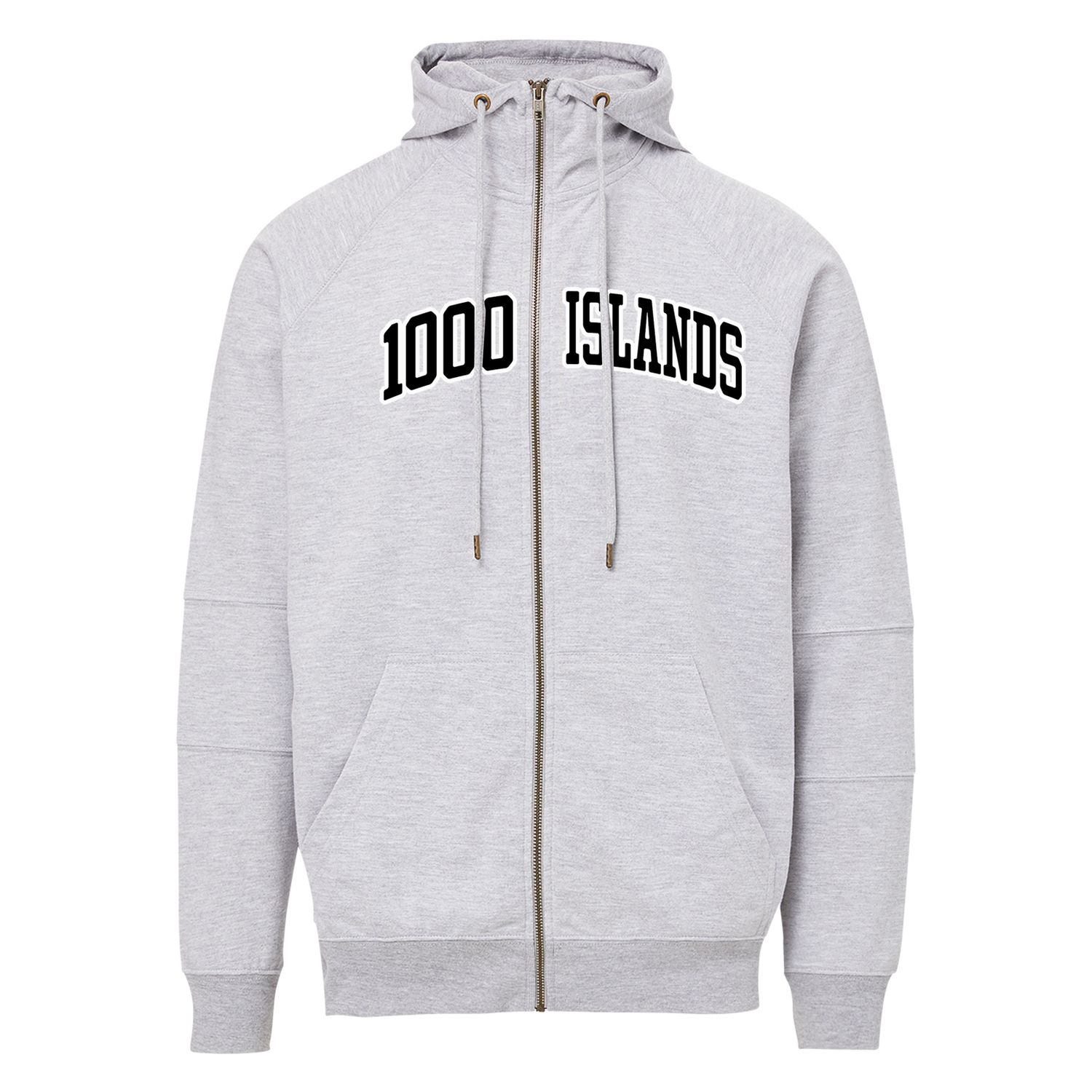 Ezra Full Zip, Color: Htr Grey, Size: Small