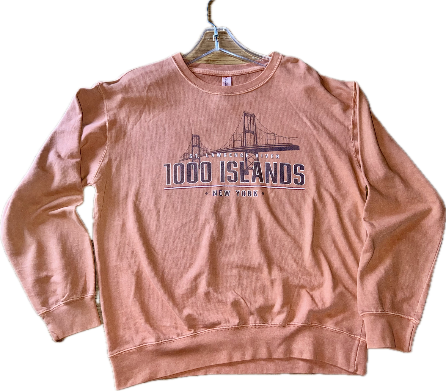 Essentialness Crew, Color: Yam, Size: Small
