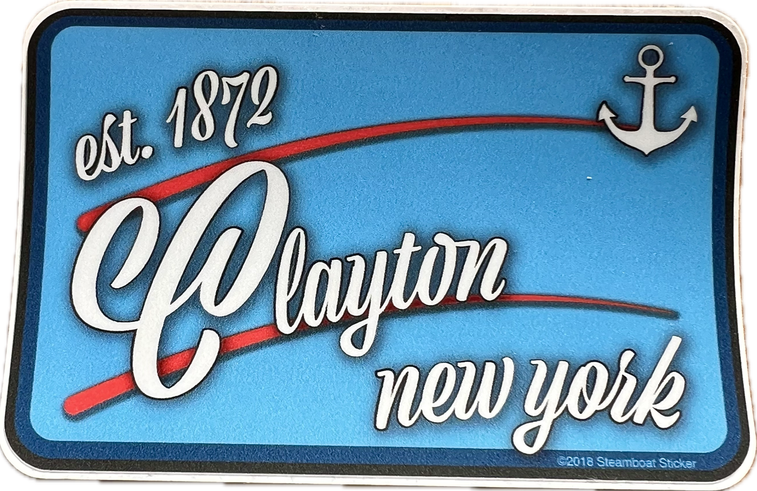 Key West Blue Label Sticker