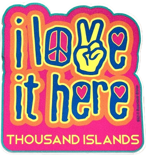I love it Here Sticker