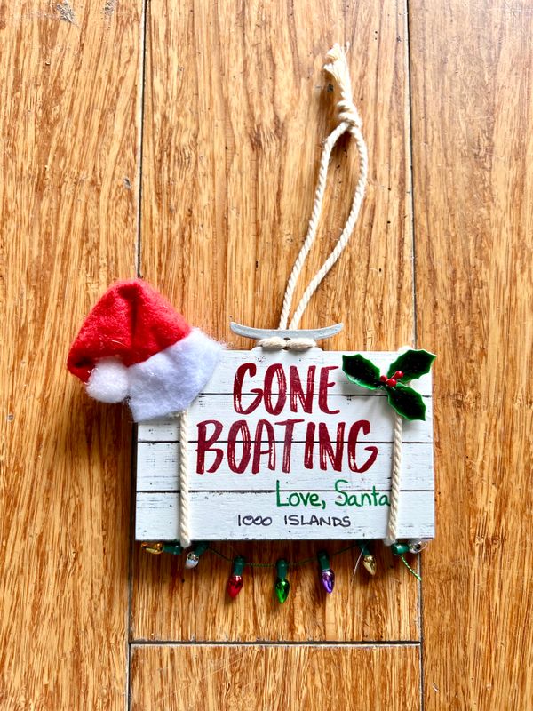 Gone Boating Ornament