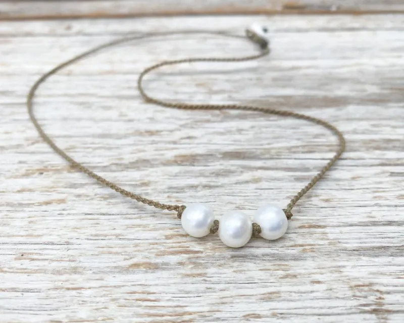 Triple Knotted Necklace