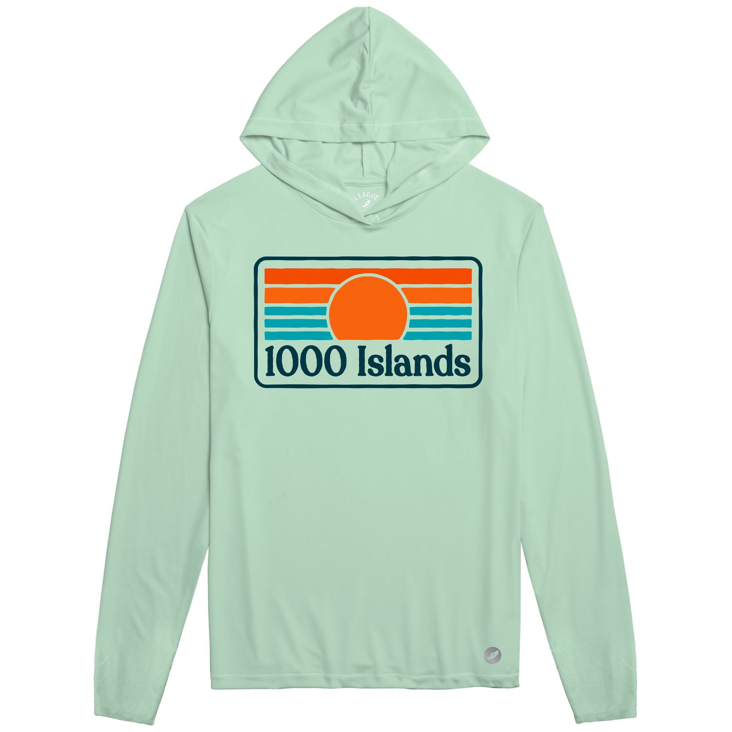 Sundial Hd LS, Color: Pale Mint, Size: Small