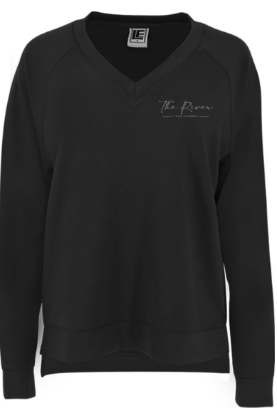 Modal V Neck Sweatshirt