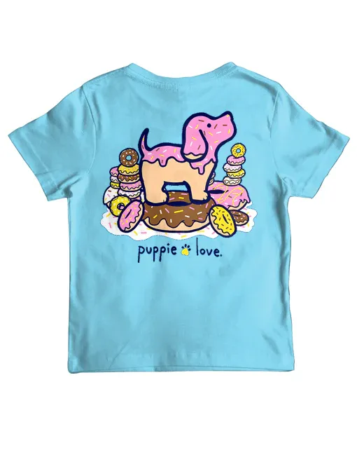 Donut Pup Youth SS Sky