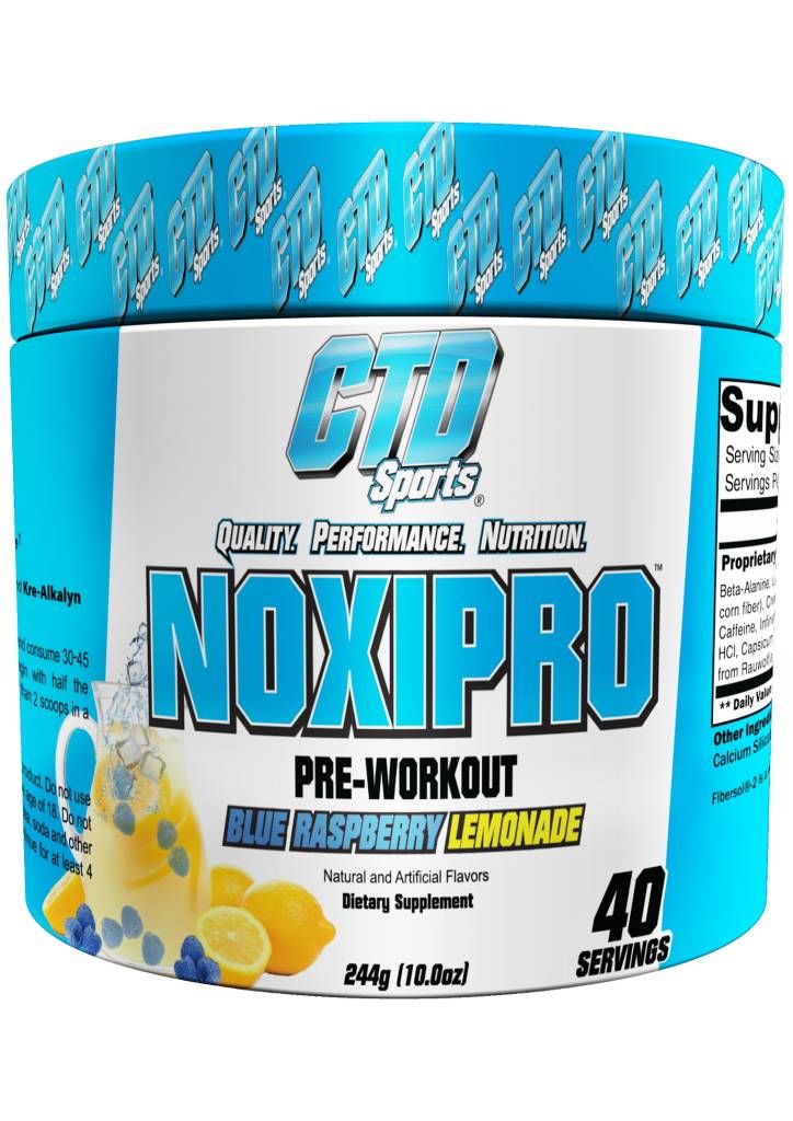 Noxipro, Flavor: Blue Raspberry Lemonade