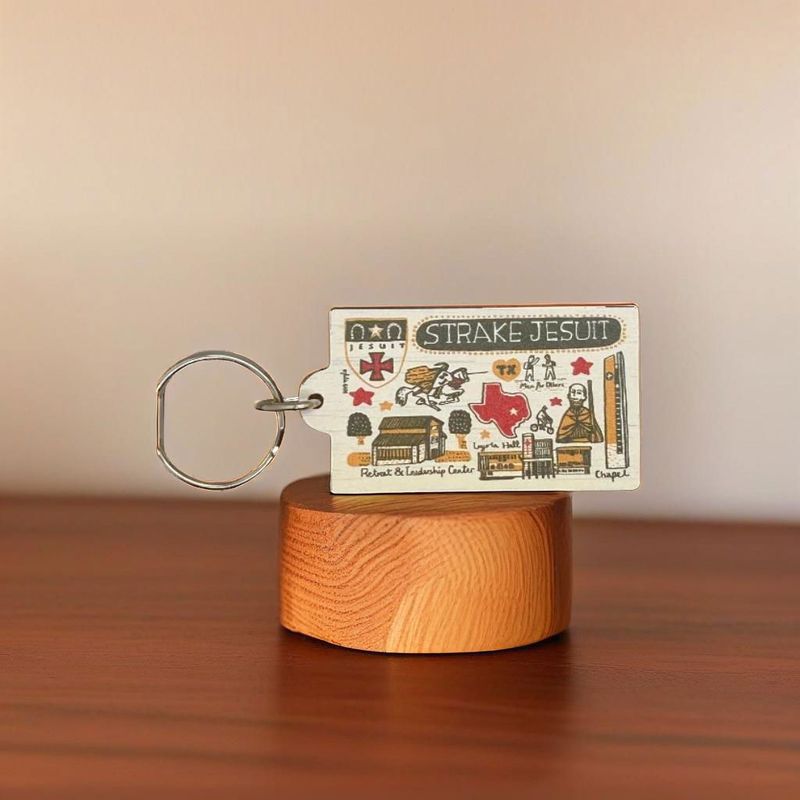 Keychain featuring artwork by Julia Gash